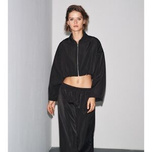 ZARA WOMAN COLLECTION SHORT JACKET, BLACK, SIZE XL